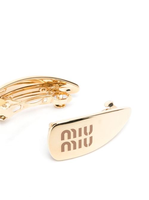 Logo Hair Clip MIU MIU | 5IF1732F6TF098L